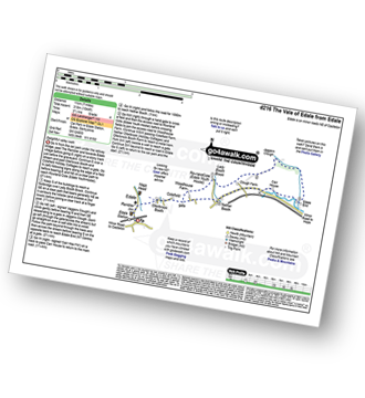 Map with easy-to-follow route details for walk d216 The Vale of Edale from Edale pdf