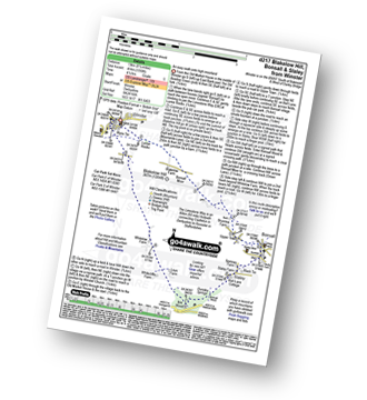 Map with easy-to-follow route details for walk d217 Blakelow Hill, Bonsall and Slaley from Winster pdf