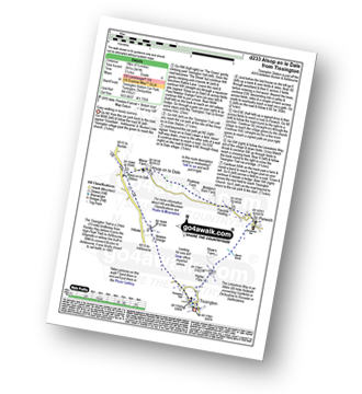 Walk route map with easy-to-follow route instructions for walk d233 Alsop en le Dale from Tissington pdf