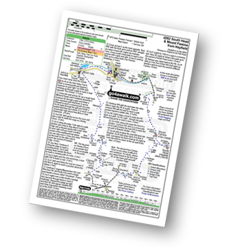 Map with easy-to-follow route details for walk d262 South Head and Mount Famine from Hayfield pdf