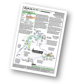 Walk route map with easy-to-follow route instructions for walk d270 Monsal Head, Monsal Dale and Deep Dale from Ashford in the Water pdf