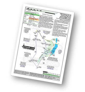 Map with easy-to-follow route details for walk d282 Shining Tor and Errwood Hall via Foxlow Edge from Errwood Reservoir pdf