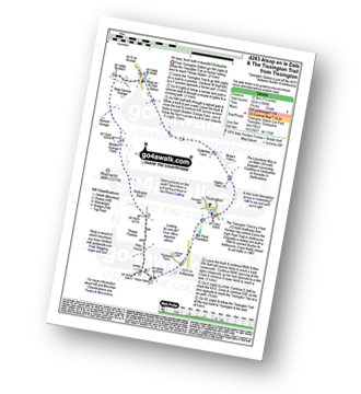 Map with easy-to-follow route details for walk d283 Alsop en le Dale and The Tissington Trail from Tissington pdf