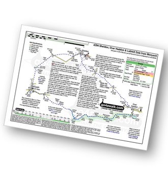 Walk route map with easy-to-follow route instructions for walk d294 Sheldon and Lathkill Dale from Monyash pdf