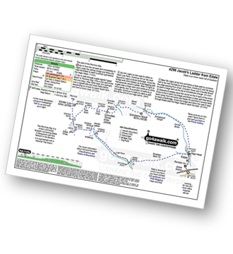 Map with easy-to-follow route details for walk d296 Jacob's Ladder and Kinder Scout from Edale pdf