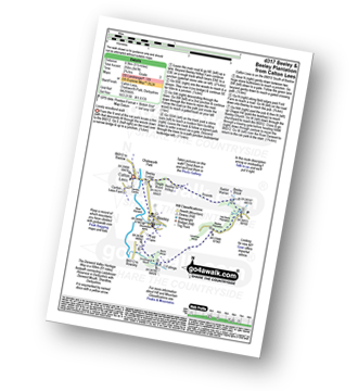 Map with easy-to-follow route details for walk d317 Beeley and Beeley Plantation from Calton Lees pdf