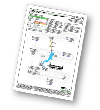 Walk route map with easy-to-follow route instructions for walk de102 A circuit of Meldon Reservoir pdf