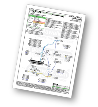 Walk route map with easy-to-follow route instructions for walk de144 Great Mis Tor from Merrivale pdf