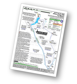 Walk route map with easy-to-follow route instructions for walk de177 Yes Tor and High Willhays from Meldon Reservoir pdf