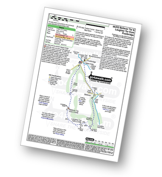 Walk route map with easy-to-follow route instructions for walk de202 Bellever Tor and Laughter Tor from Postbridge pdf