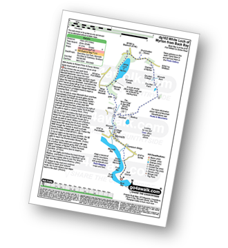 Walk route map with easy-to-follow route instructions for walk dg102 White Loch of Myrton from Back Bay pdf