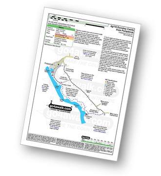 Walk route map with easy-to-follow route instructions for walk dg110 Dunskey Castle from Portpatrick pdf