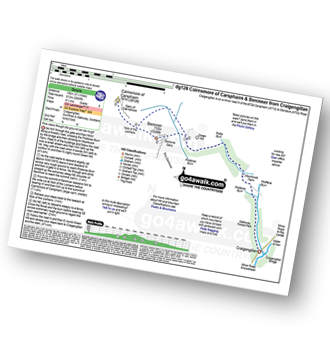 Map with easy-to-follow route details for walk dg126 Cairnsmore of Carsphairn from Craigengillan pdf