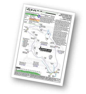 Map with easy-to-follow route details for walk dg143 Saddle Yoke and Hart Fell from Capplegill pdf