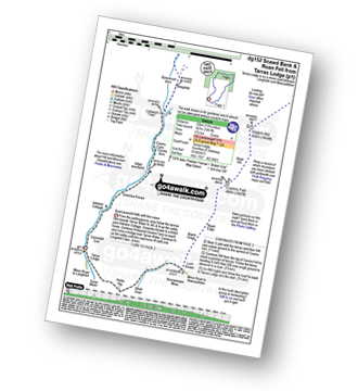 Map with easy-to-follow route details for walk dg152 Scawd Bank and Roan Fell from Tarras Lodge pdf