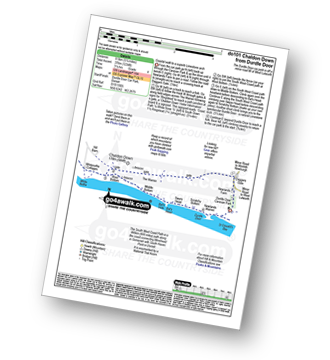 Map with easy-to-follow route details for walk do101 Swyre Head and The Jurassic Coast from Durdle Door pdf