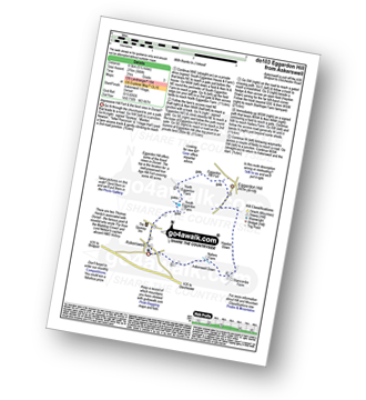 Walk route map with easy-to-follow route instructions for walk do103 Eggardon Hill from Askerswell pdf