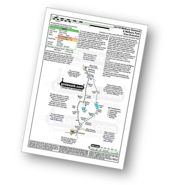 Walk route map with easy-to-follow route instructions for walk do110 Melbury Osmond and Melbury Park from Evershot pdf