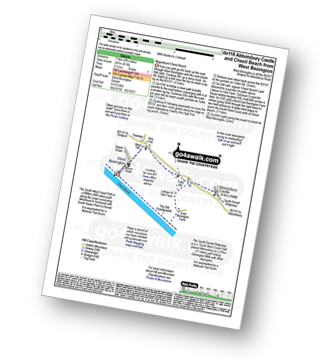 Walk route map with easy-to-follow route instructions for walk do118 Abbotsbury Castle and Chesil Beach from West Bexington pdf