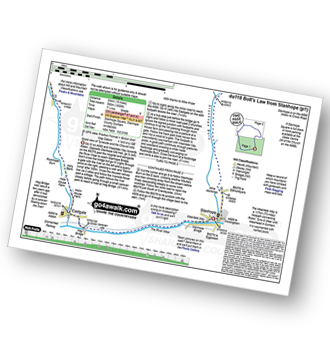 Walk route map with easy-to-follow route instructions for walk du118 Bolt's Law from Stanhope pdf