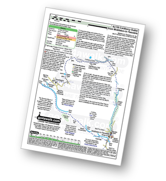 Walk route map with easy-to-follow route instructions for walk du136 Hardberry Hill from Middleton-in-Teesdale pdf