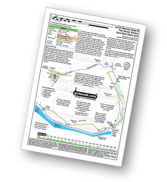 Map with easy-to-follow route details for walk es123 Beachy Head and The Seven Sisters from East Dean pdf