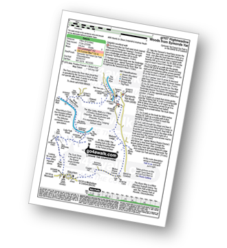 Map with easy-to-follow route details for walk gl107 Highmeadow Woods from Symonds Yat pdf