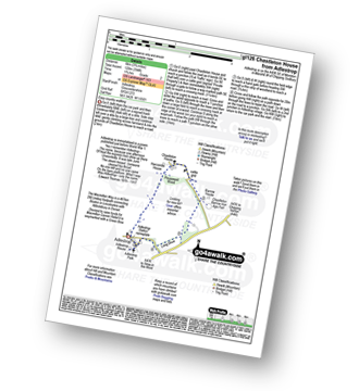 Map with easy-to-follow route details for walk gl126 Chastleton House from Adlestrop pdf