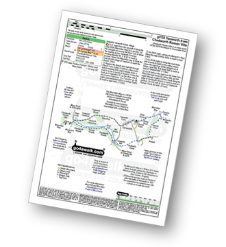 Walk route map with easy-to-follow route instructions for walk gl135 Yanworth from Chedworth Roman Villa pdf