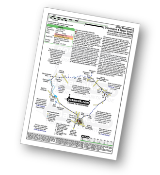 Walk route map with easy-to-follow route instructions for walk gl154 Donnington from Stow-on-the-Wold pdf