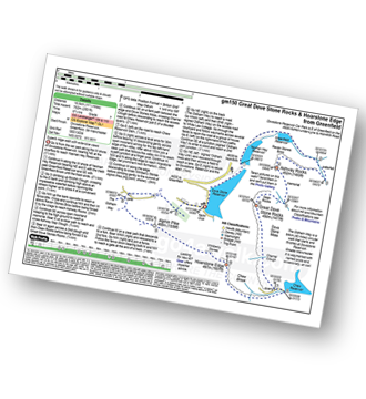 Walk route map with easy-to-follow route instructions for walk gm150 Great Dove Stone Rocks Stable Stones Brow (Hoarstone Edge) from Dove Stone Reservoir pdf