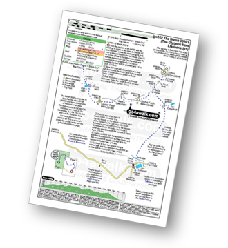 Walk route map with easy-to-follow route instructions for walk gw102 The Welsh 3000's (Glyderau) from Llanberis pdf