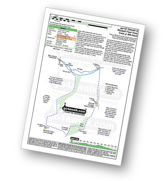 Walk route map with easy-to-follow route instructions for walk gw127 Dduallt and Rhobell Fawr from Cwm yr Allt-lwyd pdf