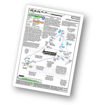 Map with easy-to-follow route details for walk gw131 Cnicht from Croesor pdf