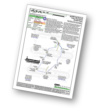 Walk route map with easy-to-follow route instructions for walk gw196 Foel Goch and Foel y Geifr from Hirnant Pass pdf