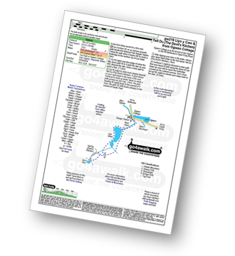 Walk route map with easy-to-follow route instructions for walk gw219 Llyn y Cwn from Ogwen Cottage, Llyn Ogwen pdf