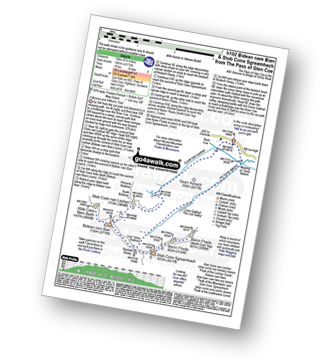 Map with easy-to-follow route details for walk h102 Bidean nam Bian and Stob Coire Sgreamhach pdf