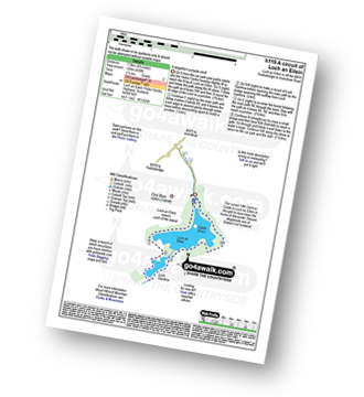 Map with easy-to-follow route details for walk h119 A circuit of  Loch an Eilein, Rothiemurchus pdf