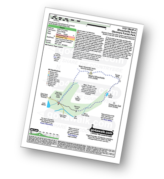 Map with easy-to-follow route details for walk h121 Meall a' Bhuachaille from Glenmore Forest Park Visitors Centre pdf