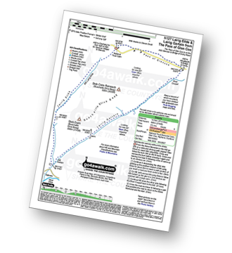 Walk route map with easy-to-follow route instructions for walk h127 Lairig Eilde and Lairig Gartain from The Pass of Glencoe pdf