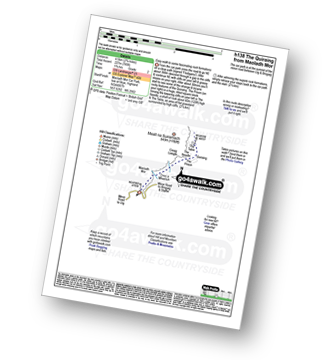 Map with easy-to-follow route details for walk h138 The Quiraing from Maoladh Mor, Isle of Skye pdf