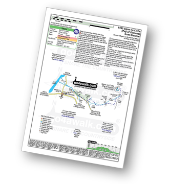 Walk route map with easy-to-follow route instructions for walk h142 Sgorr na Ciche (Pap of Glencoe) from Glencoe Village, The Pass of Glencoe pdf