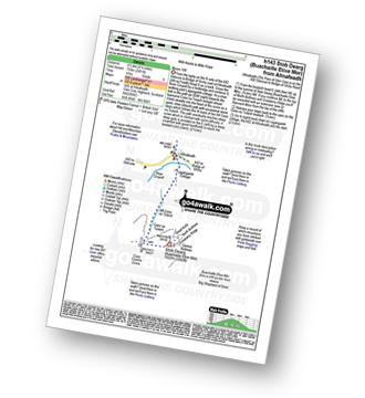 Walk route map with easy-to-follow route instructions for walk h143 Buachaille Etive Mor (Stob Dearg) from Altnafeadh, The Pass of Glen Coe pdf