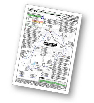 Walk route map with easy-to-follow route instructions for walk h152 Cnap Coire na Spreidhe, Cairn Gorm and Creag an Leth-choin (Lurcher's Crag) from Cairn Gorm Ski Centre pdf