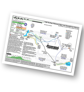 Walk route map with easy-to-follow route instructions for walk h164 The Pap of Glencoe and Sgorr nam Fiannaidh from Glencoe Village pdf