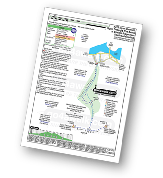 Walk route map with easy-to-follow route instructions for walk h223 Sgorr Dhearg, The Beinn a' Bheithir Ridge and Sgorr Dhonuill from South Ballachulish pdf