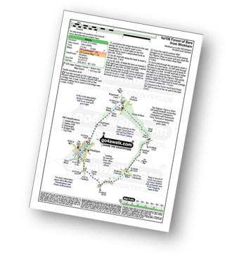 Map with easy-to-follow route details for walk ha106 Forest of Bere from Wickham pdf