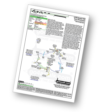 Map with easy-to-follow route details for walk k156 Smarts Hill from Penshurst pdf