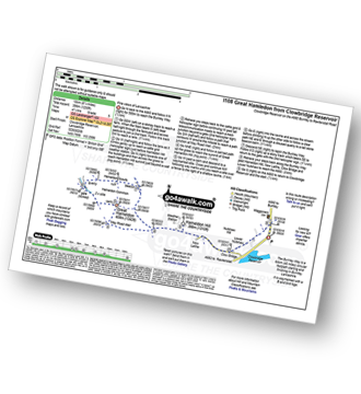 Walk route map with easy-to-follow route instructions for walk l108 Great Hameldon from Clowbridge Reservoir pdf