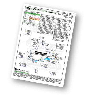 Walk route map with easy-to-follow route instructions for walk l112 Pendle Hill via Boar Clough from Barley pdf